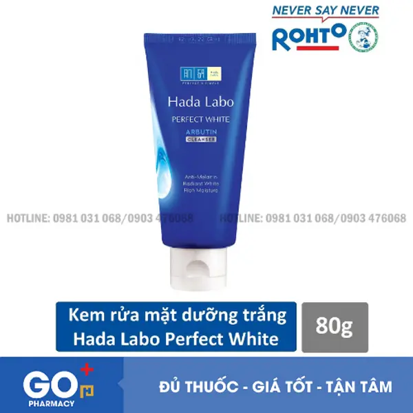 Kem rửa mặt Hada labo 80g
